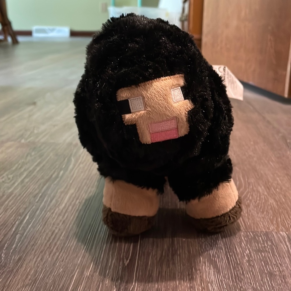 RARE Black Sheep Minecraft Plushie